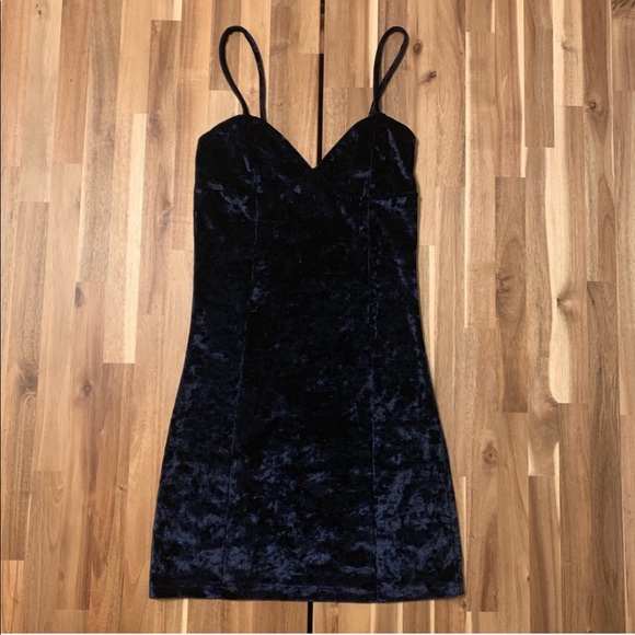 NWT Insight Velvet Navy Dress - Picture 3 of 5
